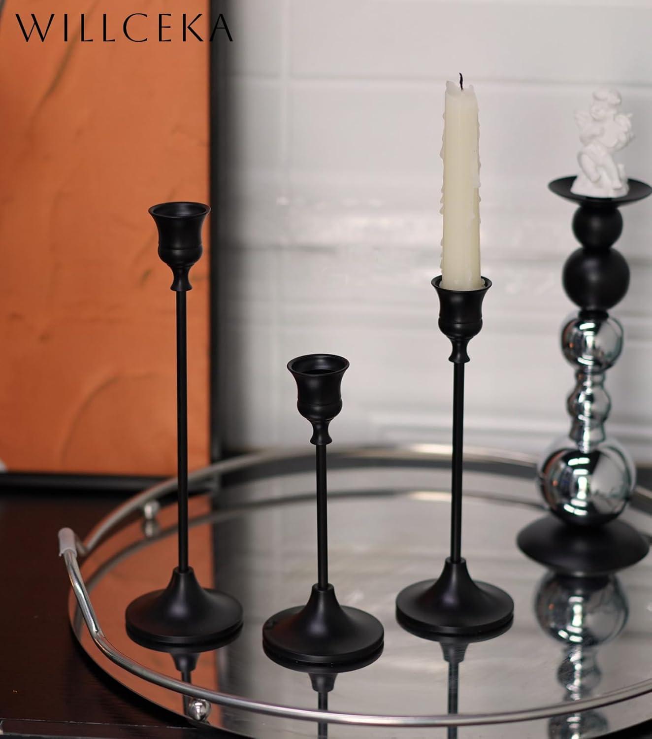 9.3'' H Metal Tabletop Candlestick