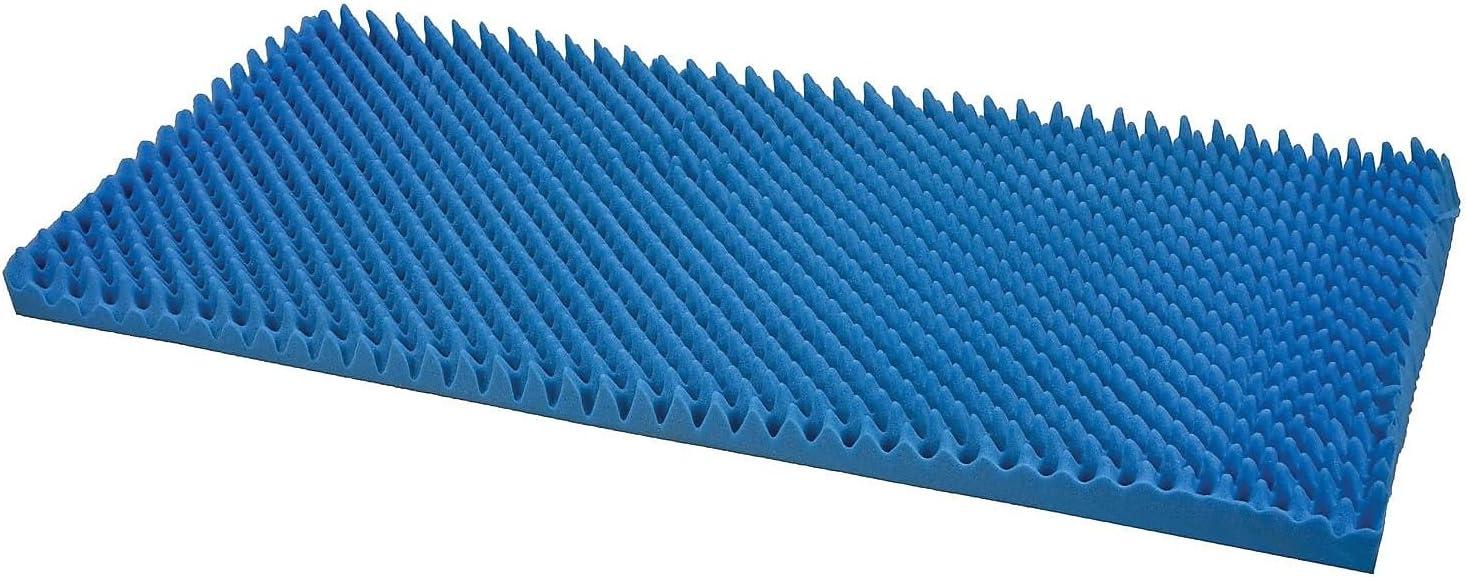DMI Foam Mattress Topper, Egg Crate Foam Pad, Full Size Mattress, 50 x 72 x 2