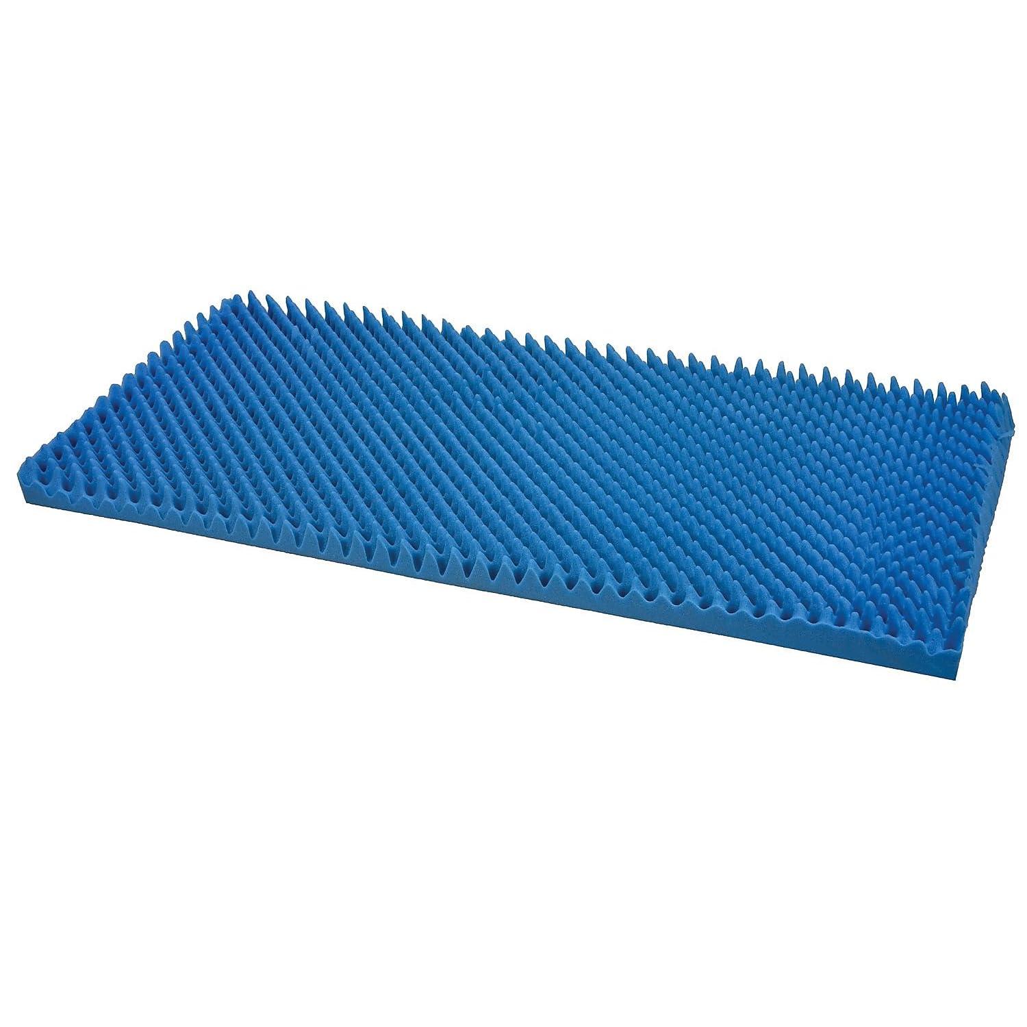 DMI Foam Mattress Topper, Egg Crate Foam Pad, Full Size Mattress, 50 x 72 x 2
