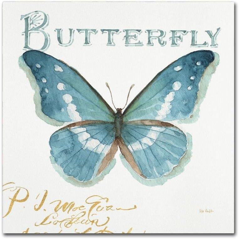 Trademark Fine Art "My Greenhouse Butterflies II" Canvas Art by Lisa Audit