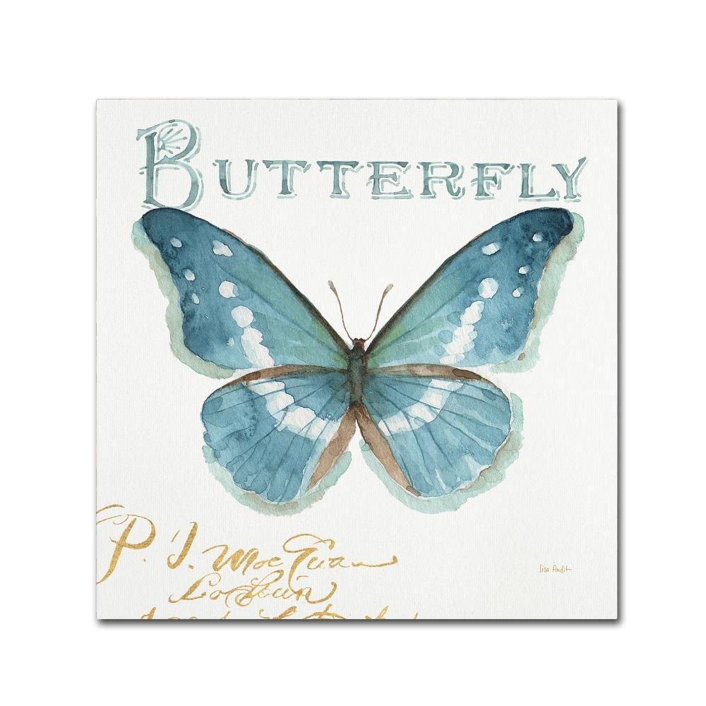 Trademark Fine Art "My Greenhouse Butterflies II" Canvas Art by Lisa Audit