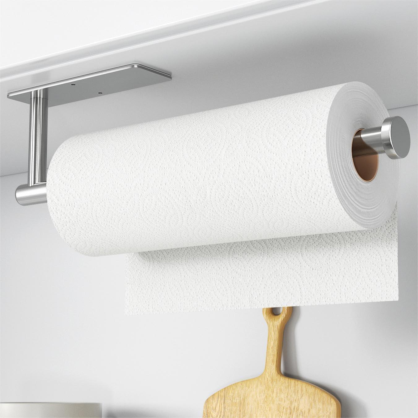 Stainless Steel Wall / Under Cabinet Mounted Paper Towel Holder