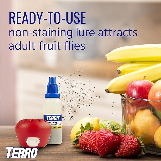 Terro Fruit Fly Trap, 6 Pack