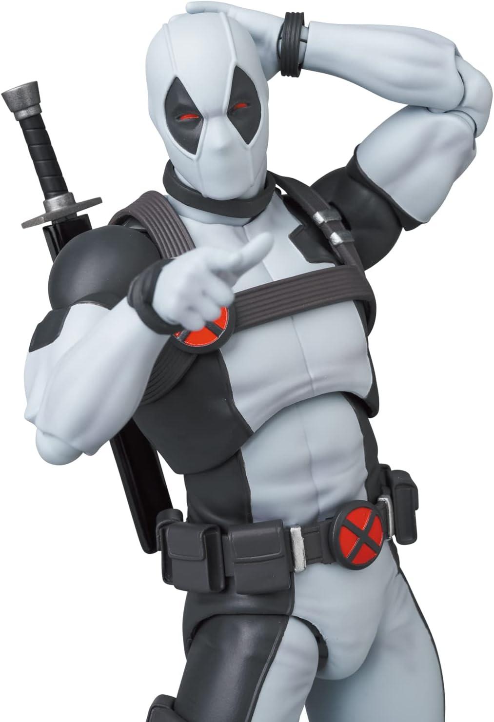 Deadpool X-Force Gray and Black Action Figure with Swords