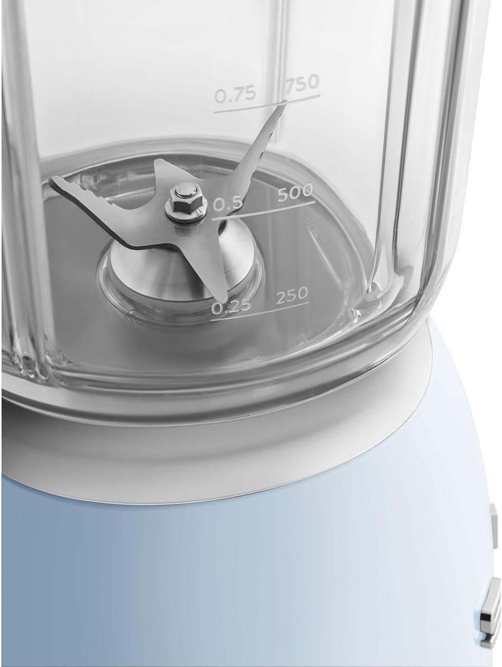 Pastel Blue Retro 6-Cup Countertop Blender with Tritan Pitcher