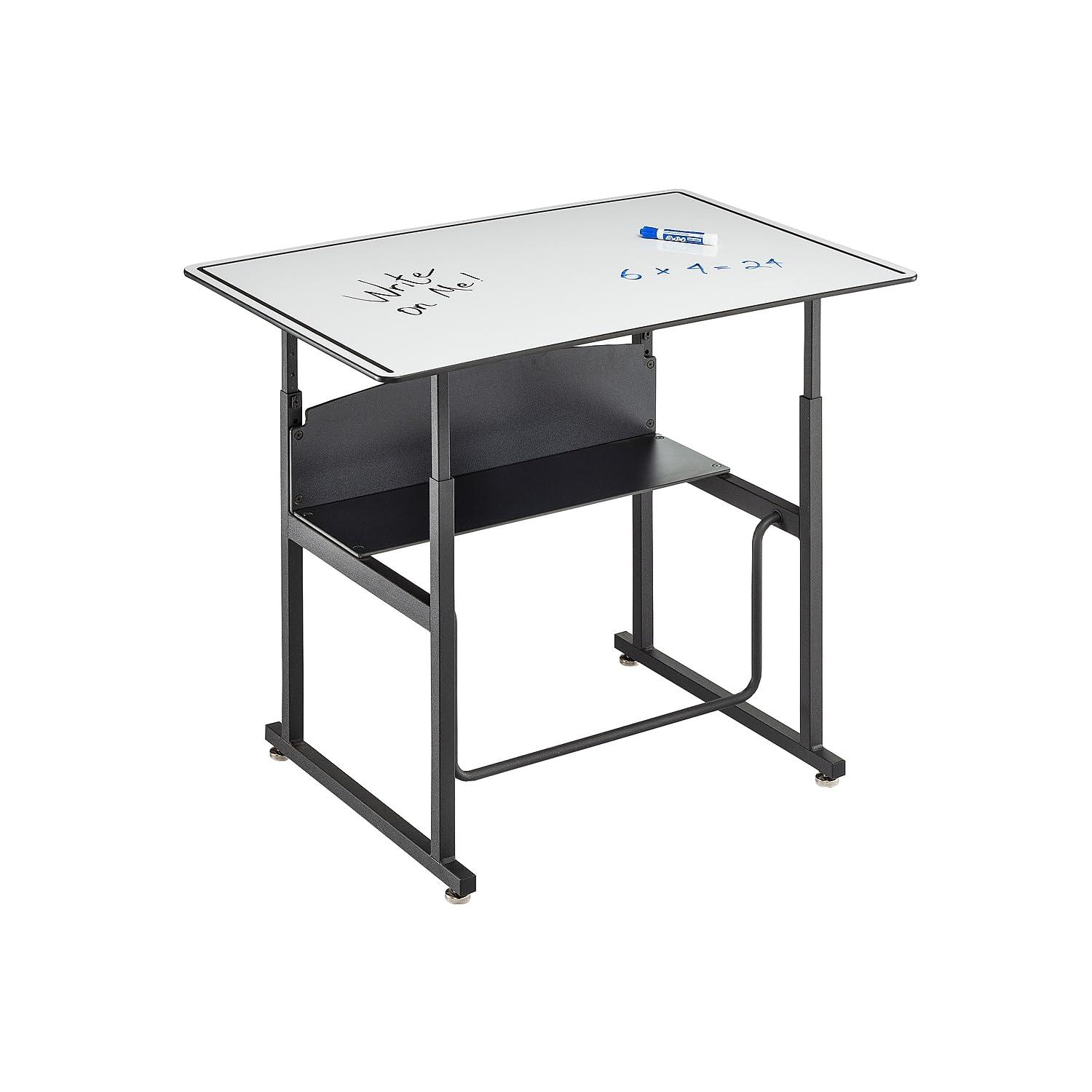 Safco Products Company AlphaBetter® Metal Adjustable Height Open Front Desk & Reviews | Wayfair