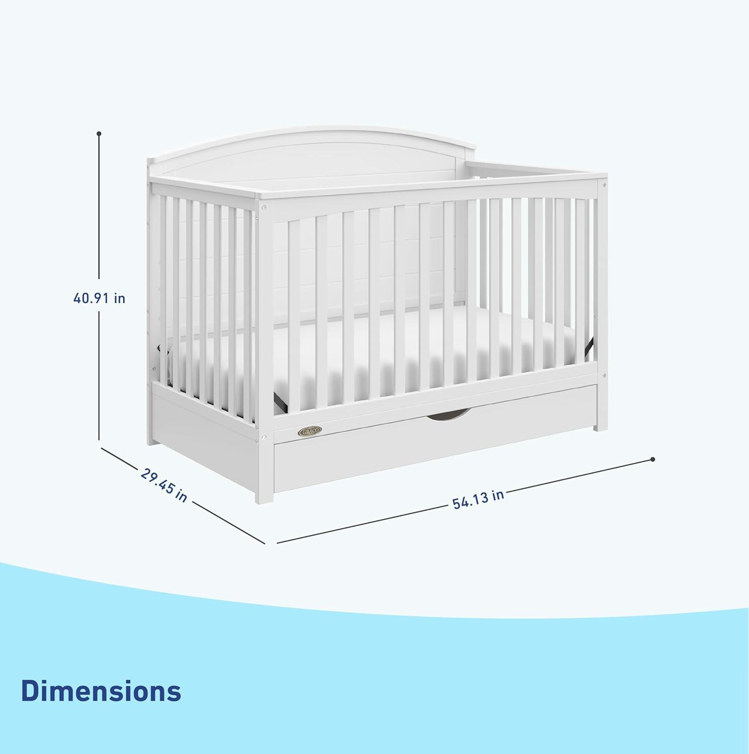 Graco Bellwood Convertible Crib with Drawer