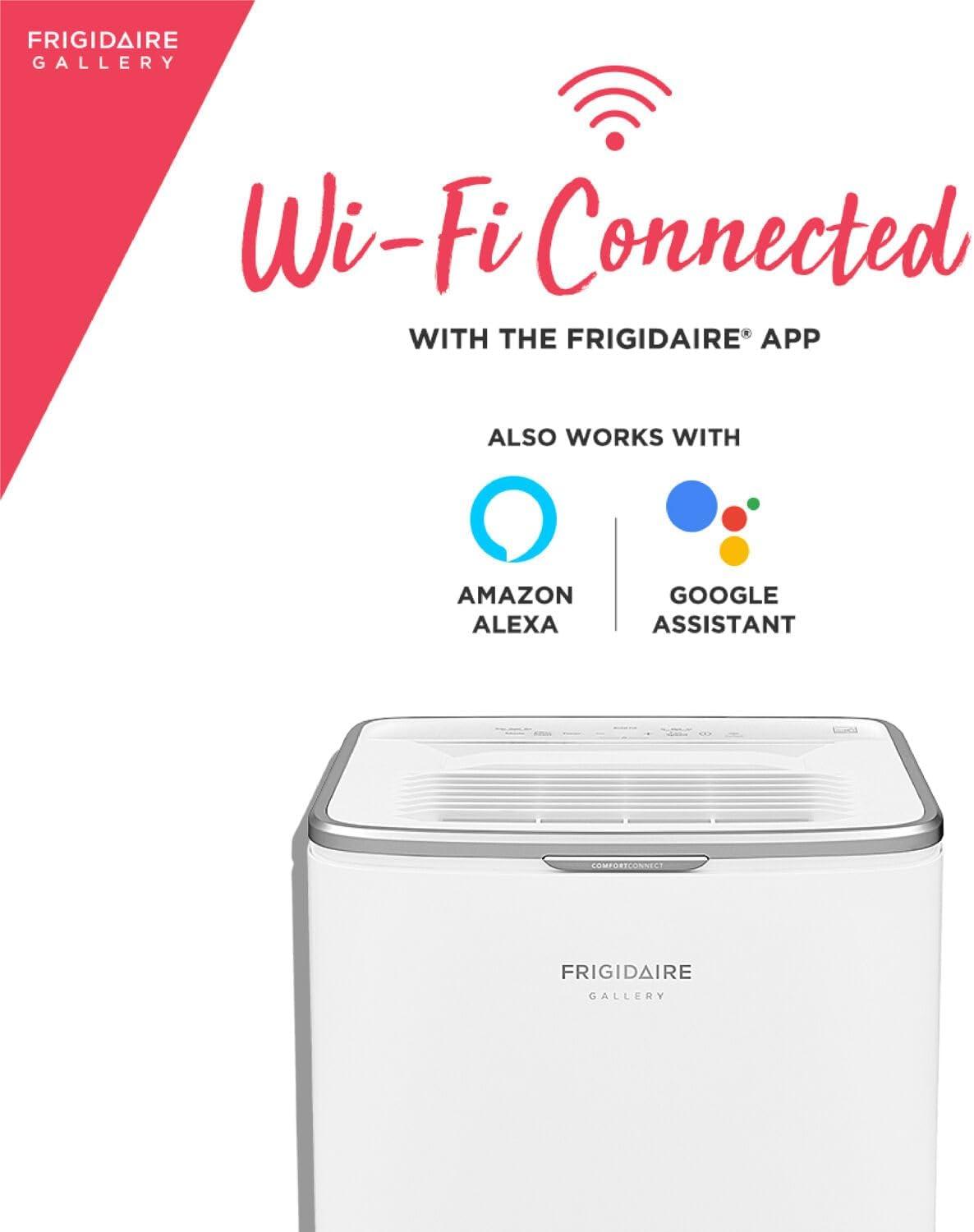 Frigidaire Gallery High Humidity 50 Pint Capacity Dehumidifier with Wi-Fi