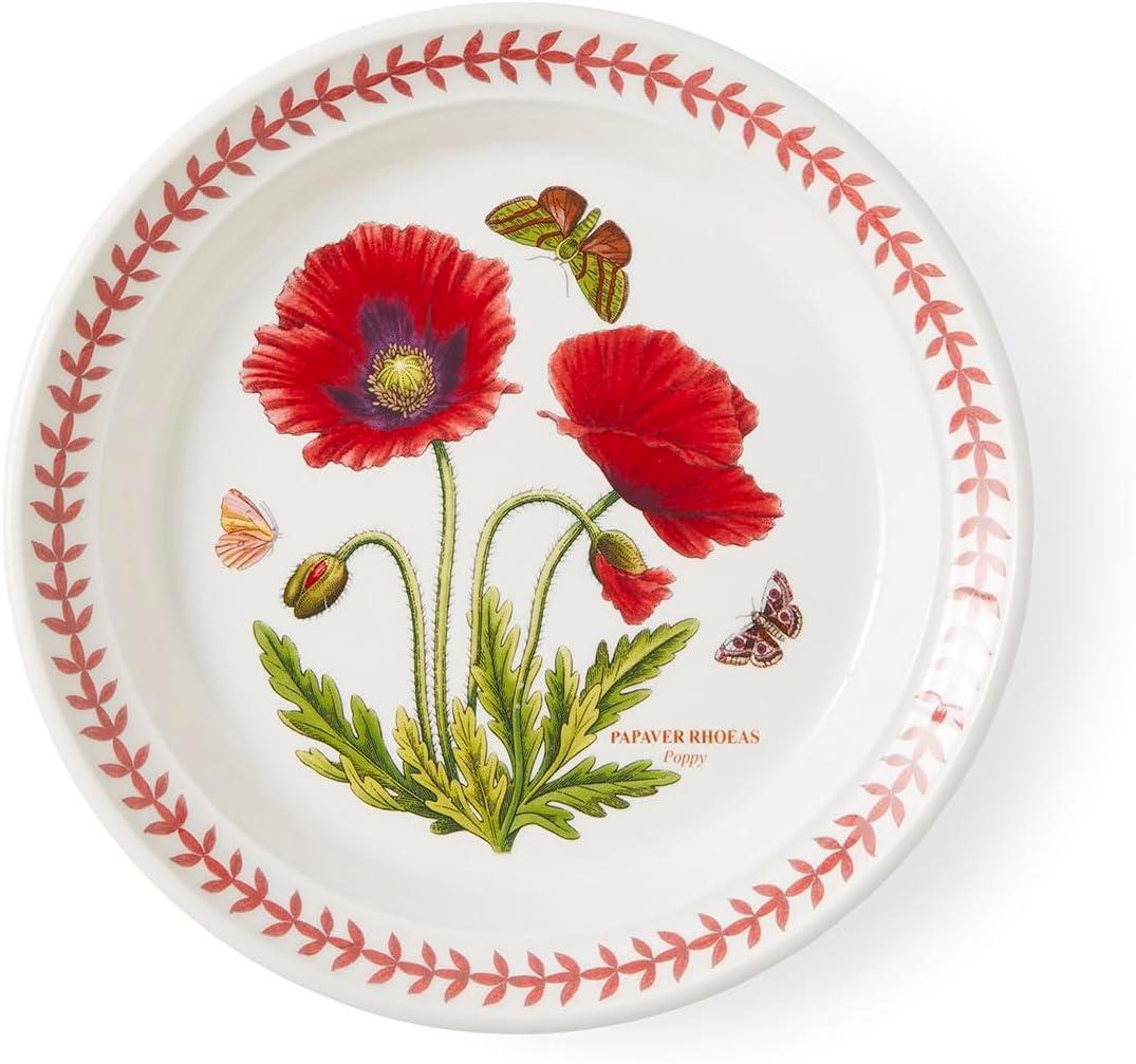 Botanic Garden Meadow Floral Ceramic Salad Plates - Set of 6