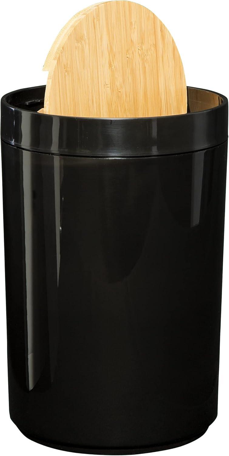 Home-Complete 6-Piece Complete Bathroom Accessories Set (Black)