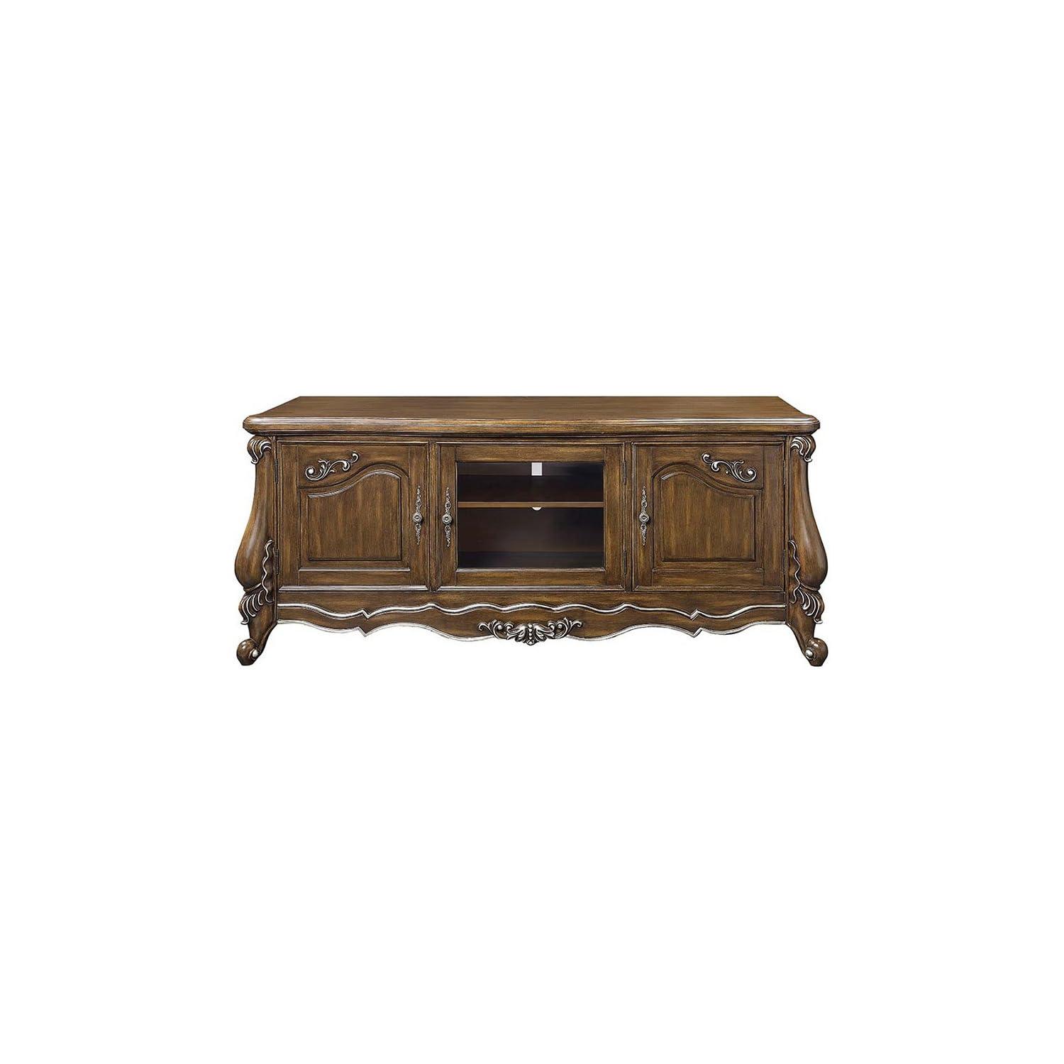 75" Latisha Tv Stand and Console Antique Oak Finish - Acme Furniture