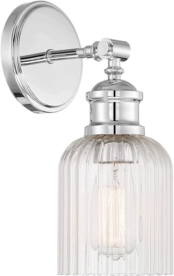 Trade Winds Harold 1-Light Wall Sconce in Chrome