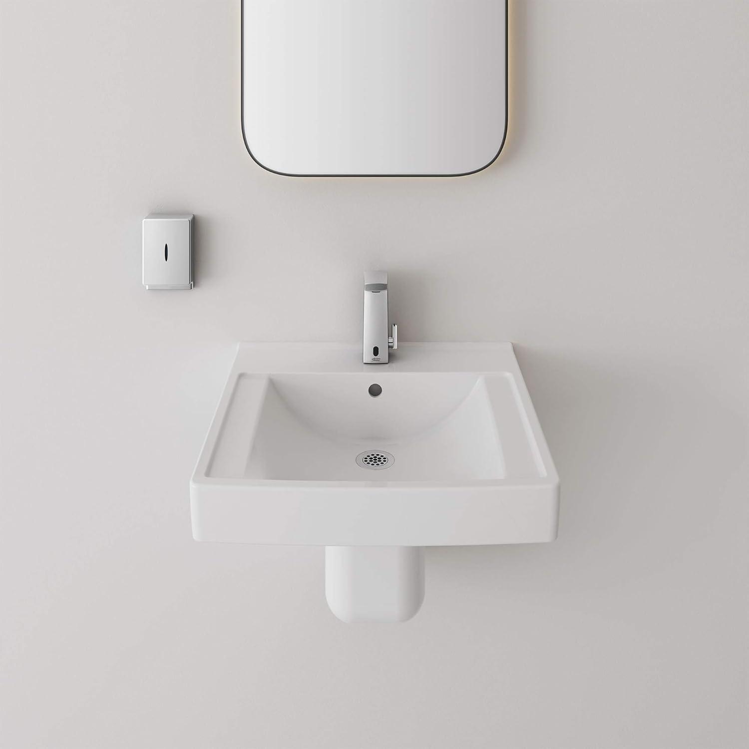 American Standard Decorum 20.25'' White Vitreous China Rectangular Bathroom Sink with Overflow