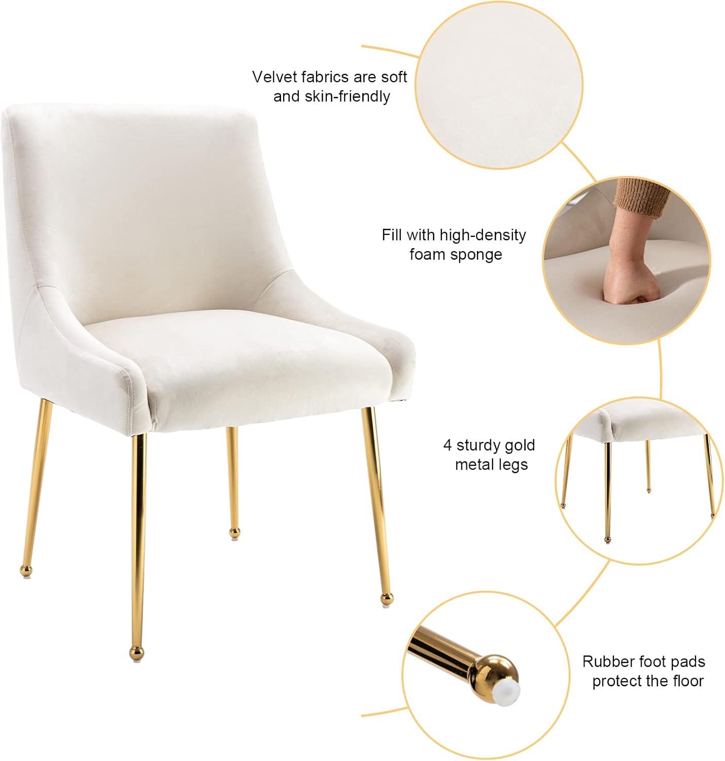 Rickyah 19.5'' H Velvet Upholstered Side Chair