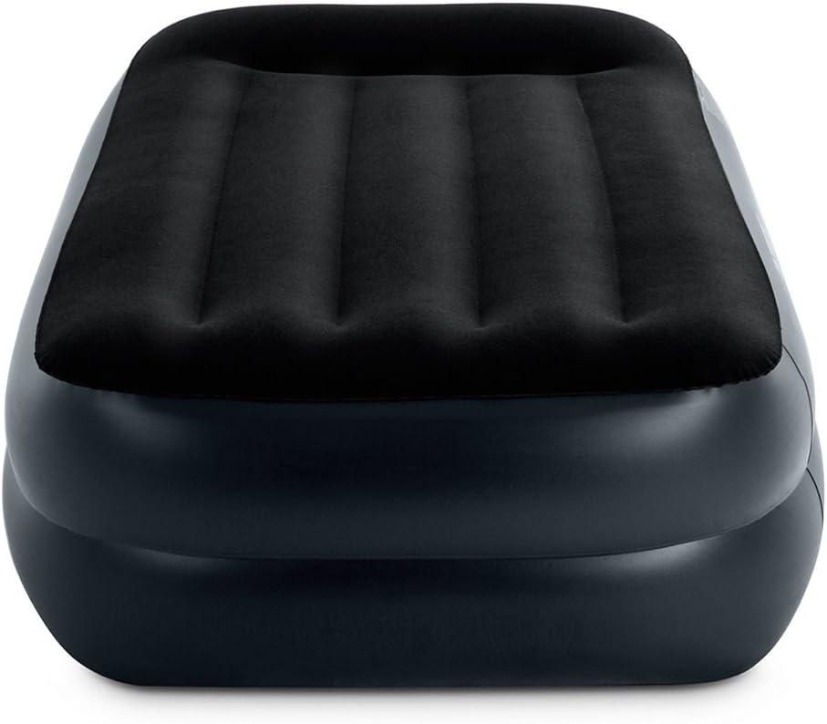 Intex 16.5" Twin Dura-Beam Pillow Rest Raised Airbed with Built-In Electric Pump