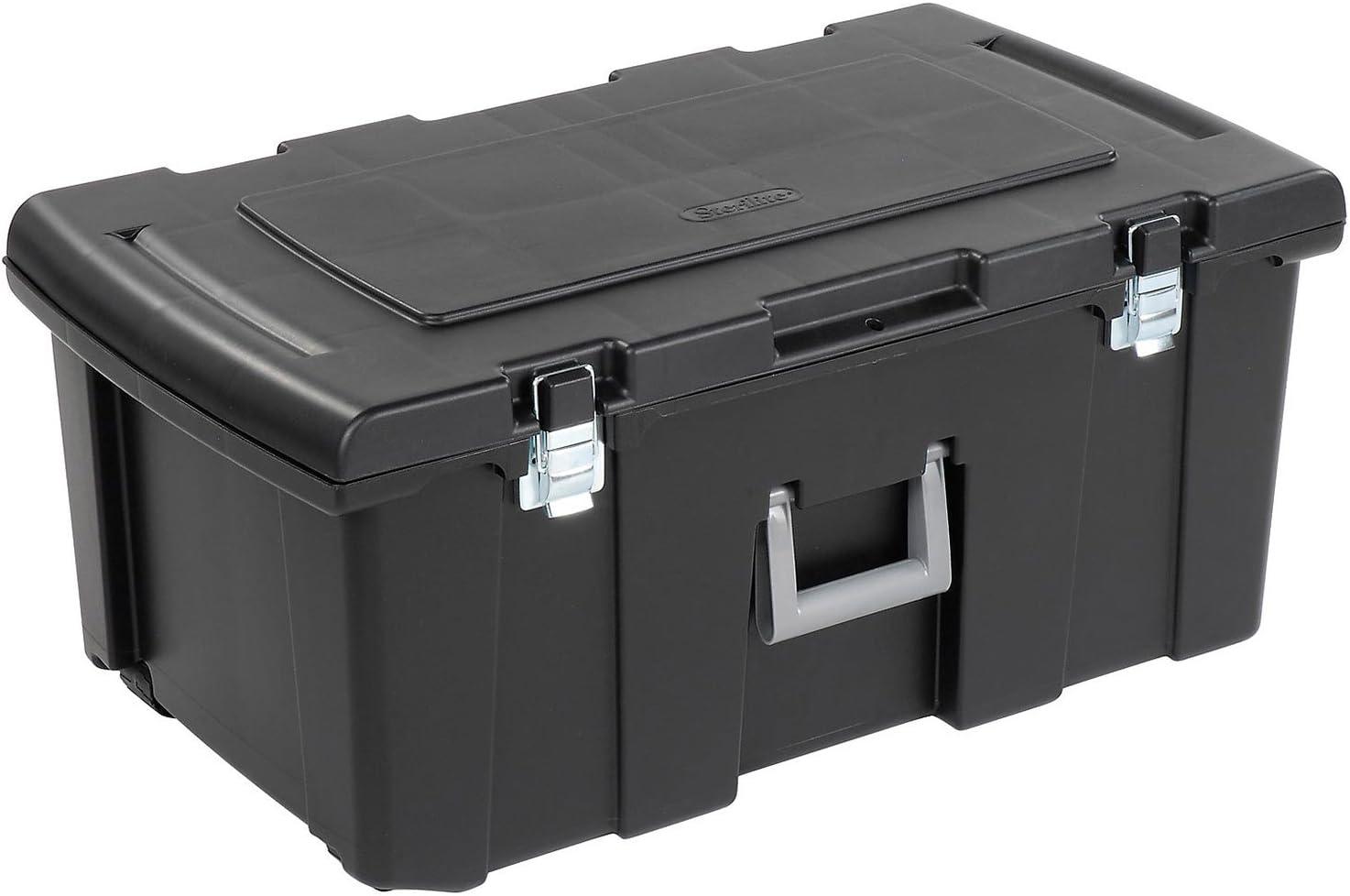 Sterilite Footlocker Plastic Adult, Black