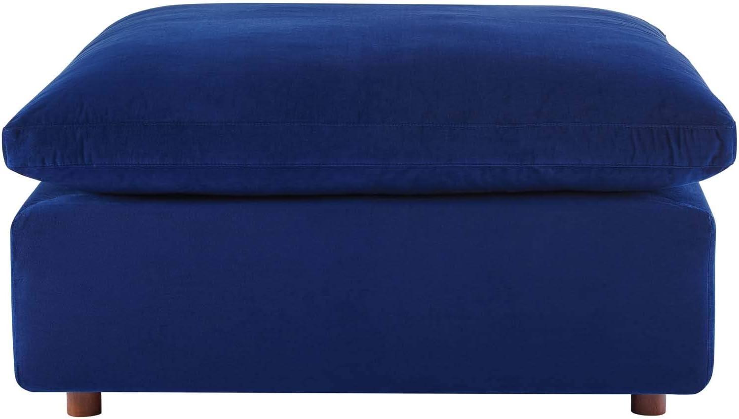 Modway Commix Down Filled Overstuffed Performance Velvet Ottoman