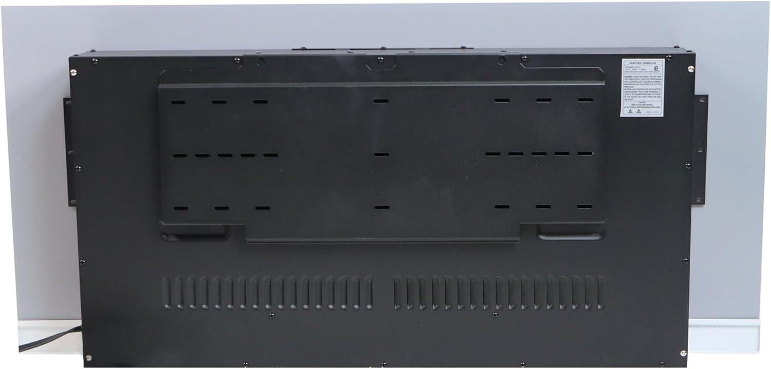 Cambridge Cambridge Wall Mount Electric Fireplace Heater with Remote Control for Indoor Use in Living Room, Bedroom, Home Office