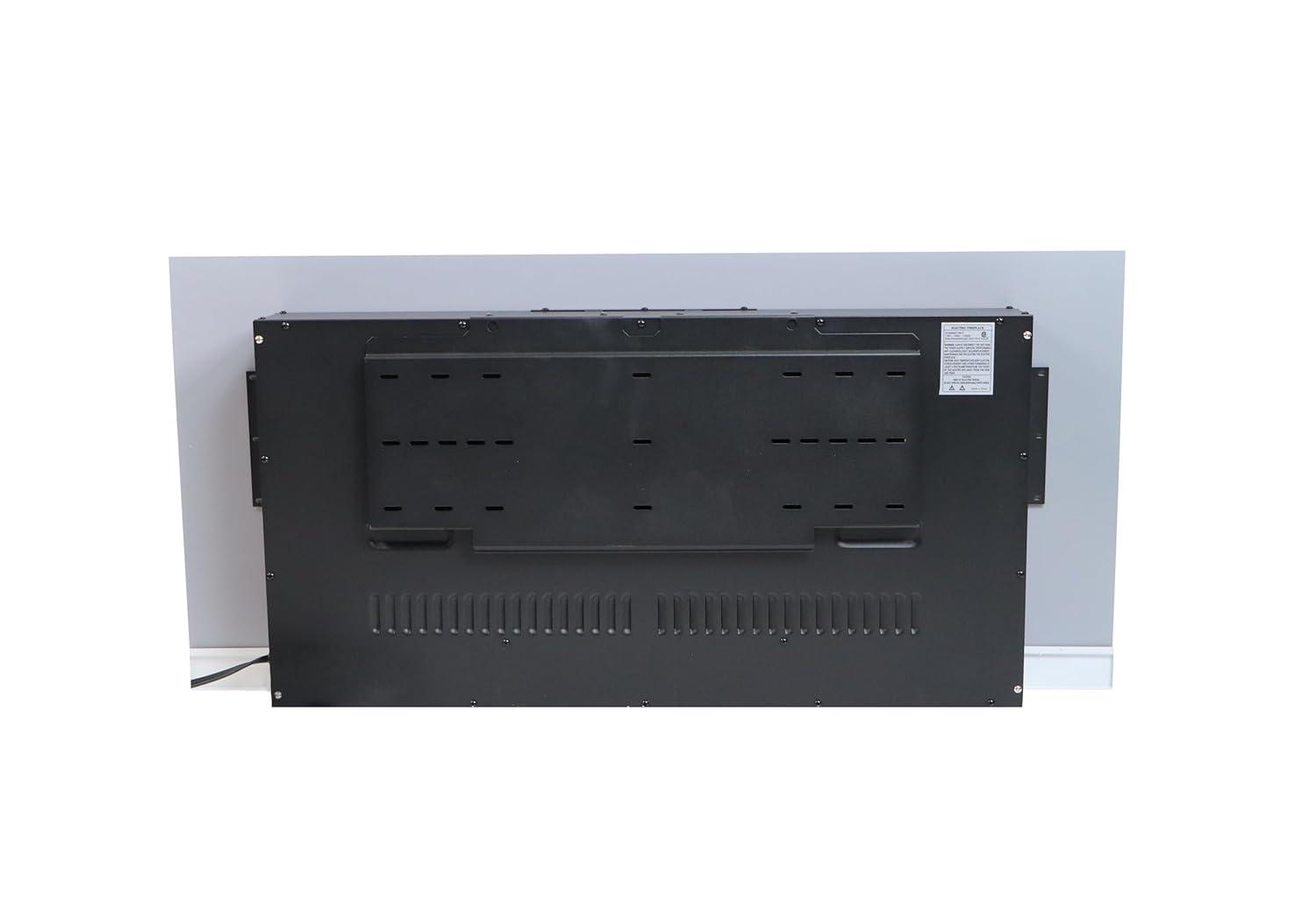 Cambridge Cambridge Wall Mount Electric Fireplace Heater with Remote Control for Indoor Use in Living Room, Bedroom, Home Office