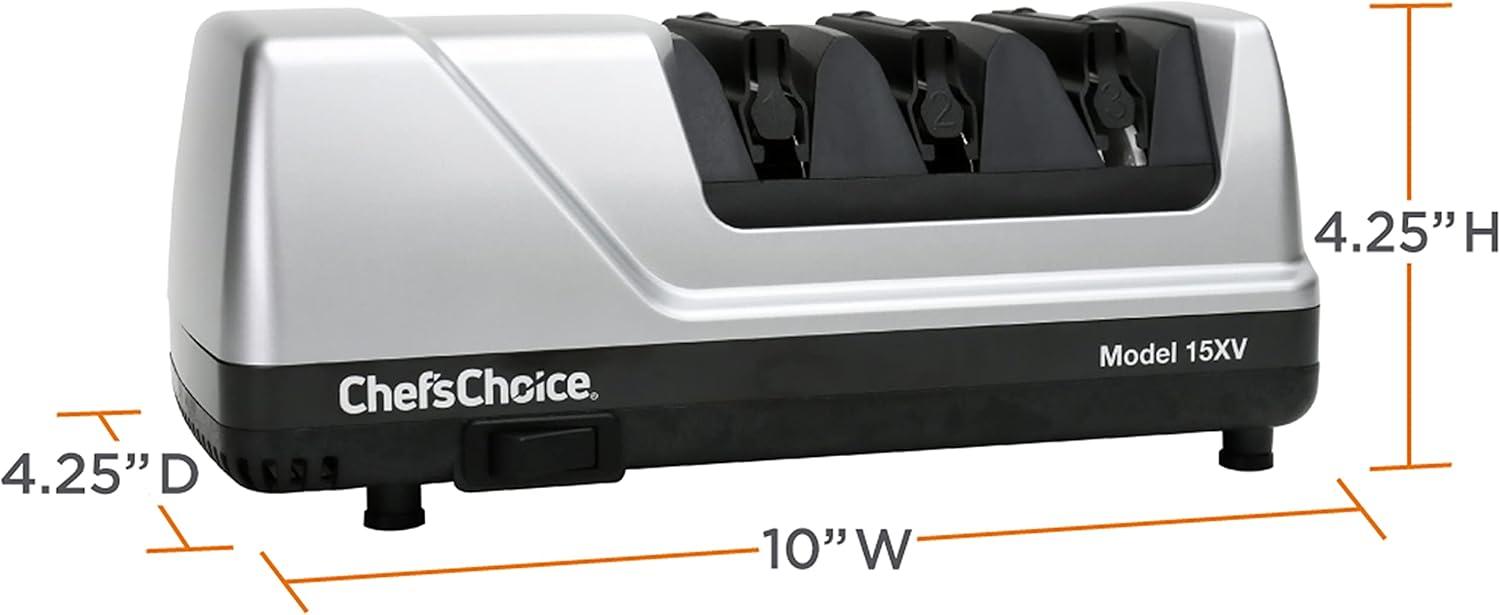 Chef'sChoice Chef'sChoice Model 15XV Professional Electric Knife Sharpener, 3-Stage 15-Degree Trizor