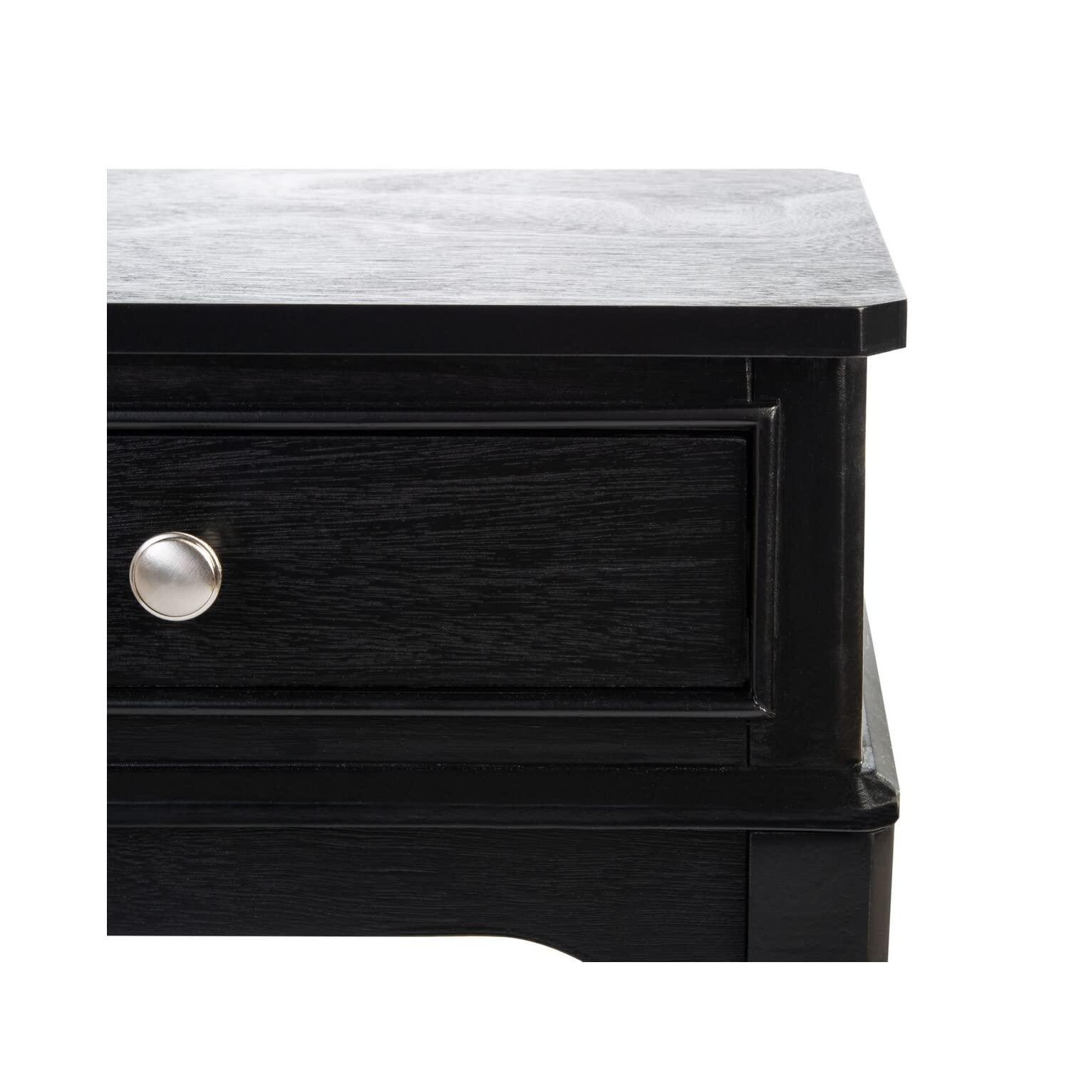 Opal 1 Drawer Accent Table - ACC5719B - Black - Safavieh