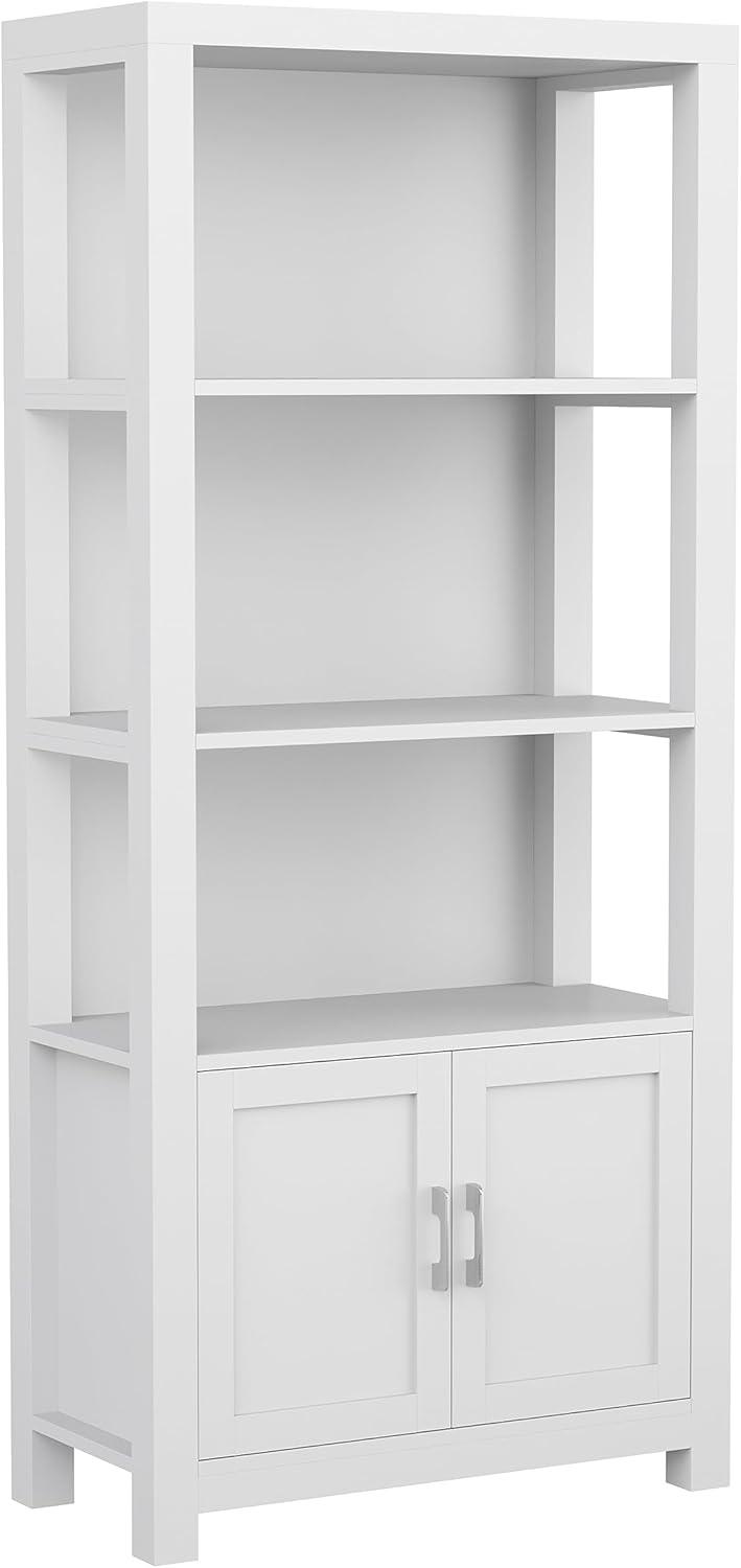 Teague Martha Stewart 68" Shaker Bookcase with Storage Cabinet