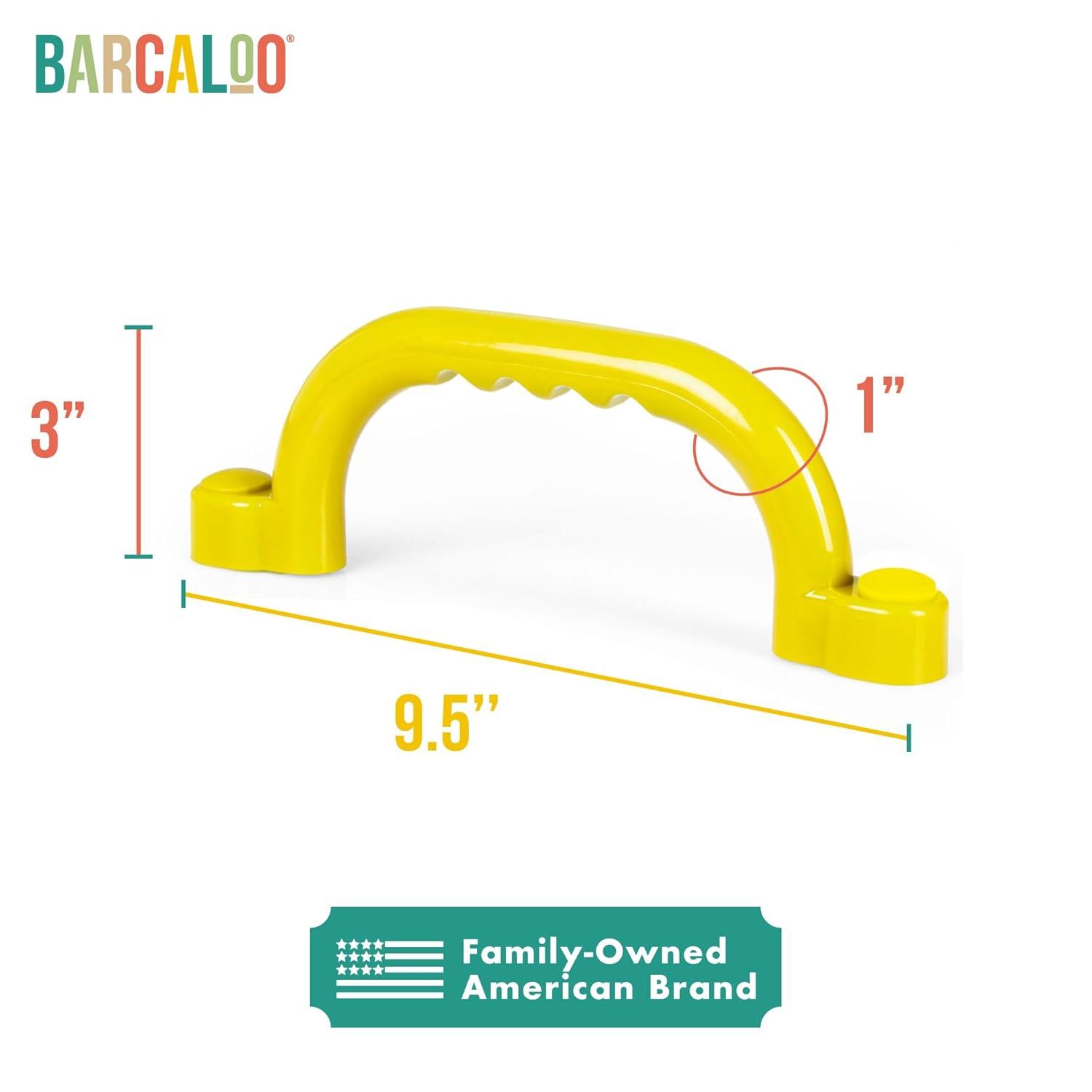 Playground Safety Handles - Yellow Grab Handle Bars for Jungle Gym