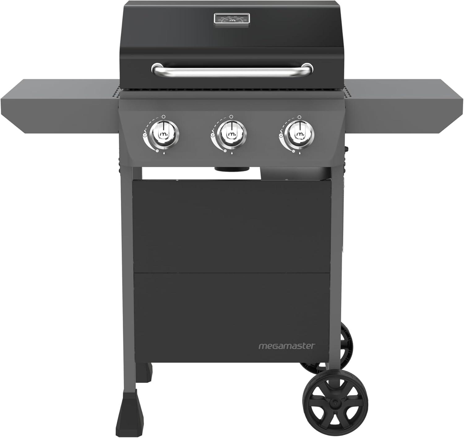 Megamaster 3 - Burner Freestanding Liquid Propane Gas Grill