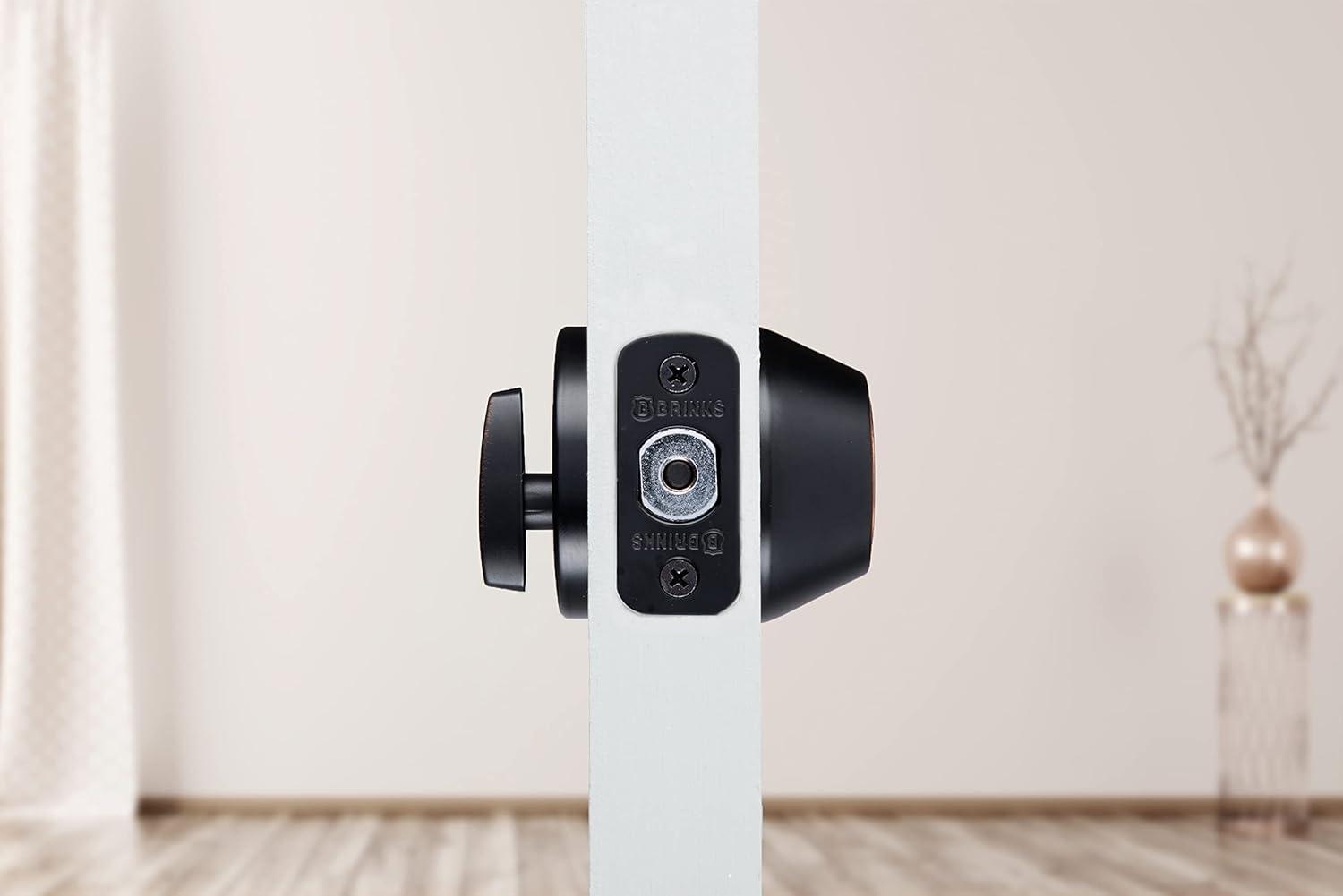 Brinks E2401 Cerrojo de Entrada con Llave de un Solo Cilindro Raleigh de la Colección Transicional