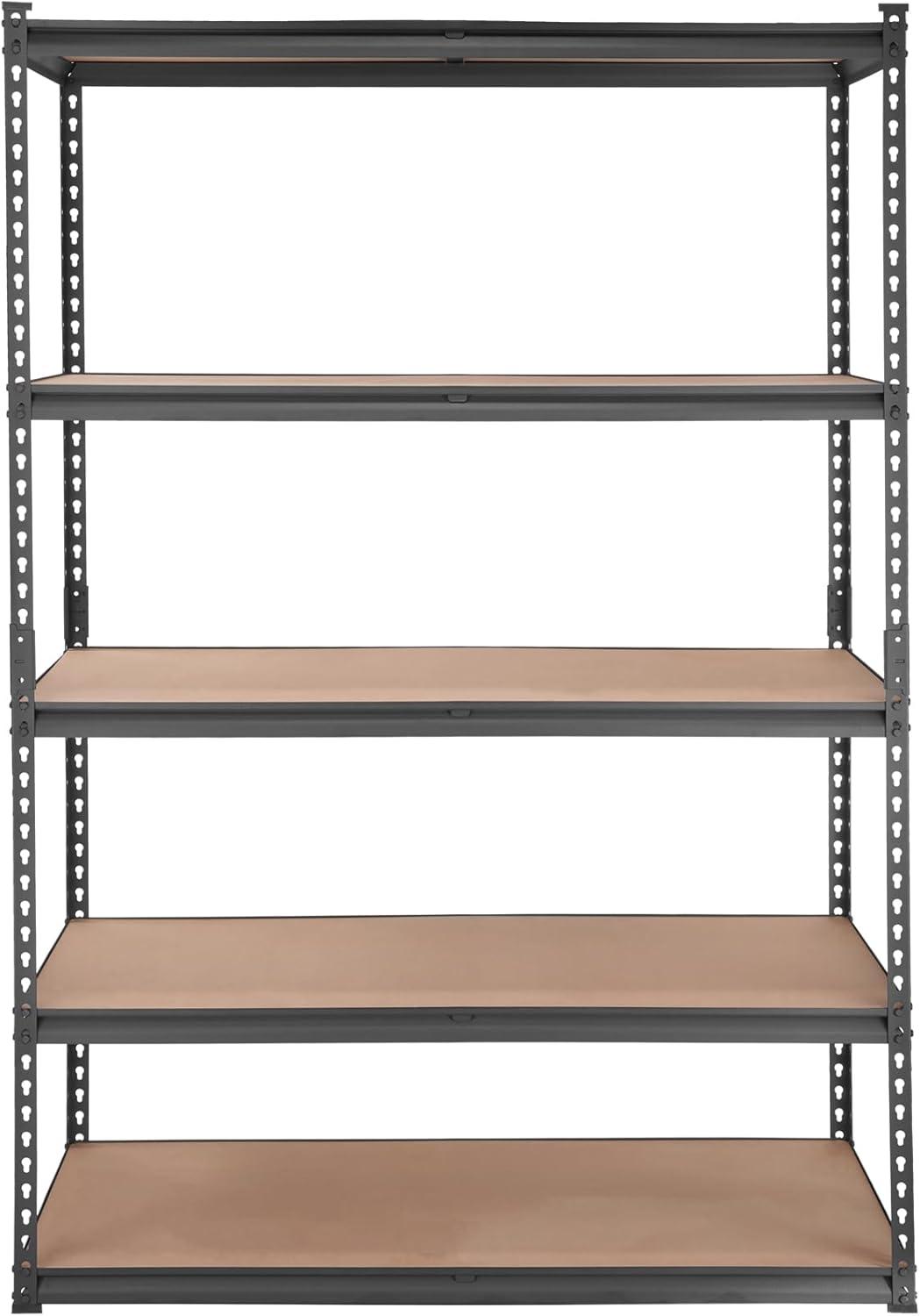 SKYSHALO 2000 lbs Storage Shelving Unit Garage Storage Rack 5-Tier Adjustable Load