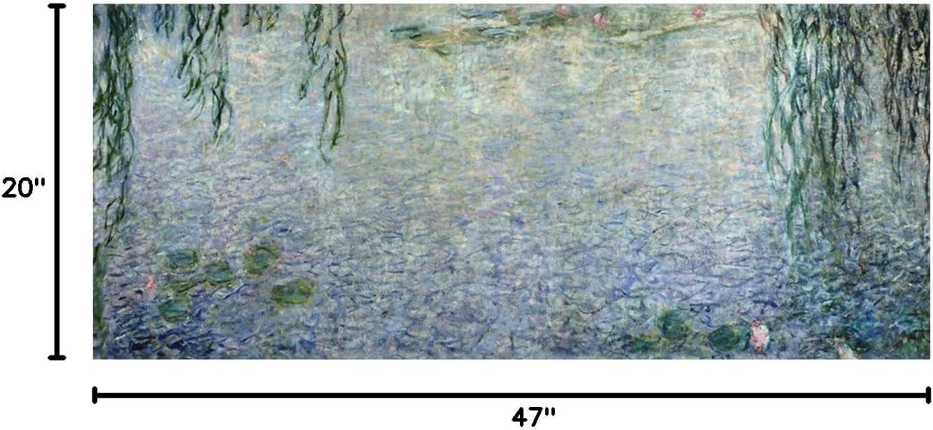 " Water Lilies, Morning " by Claude Monet Painting Print