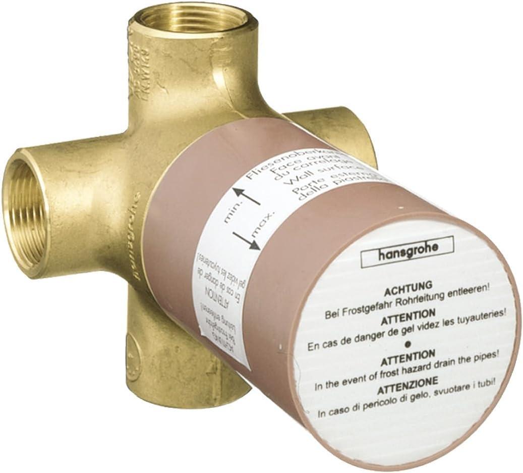 Hansgrohe Brass 3-Way Quattro Diverter Valve