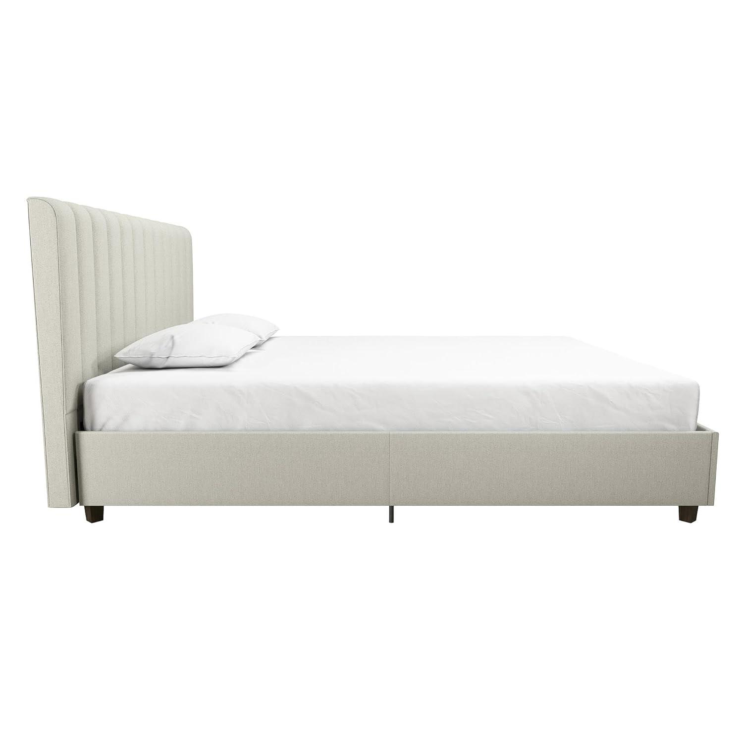 Brittany Tufted Upholstered Platform Bed