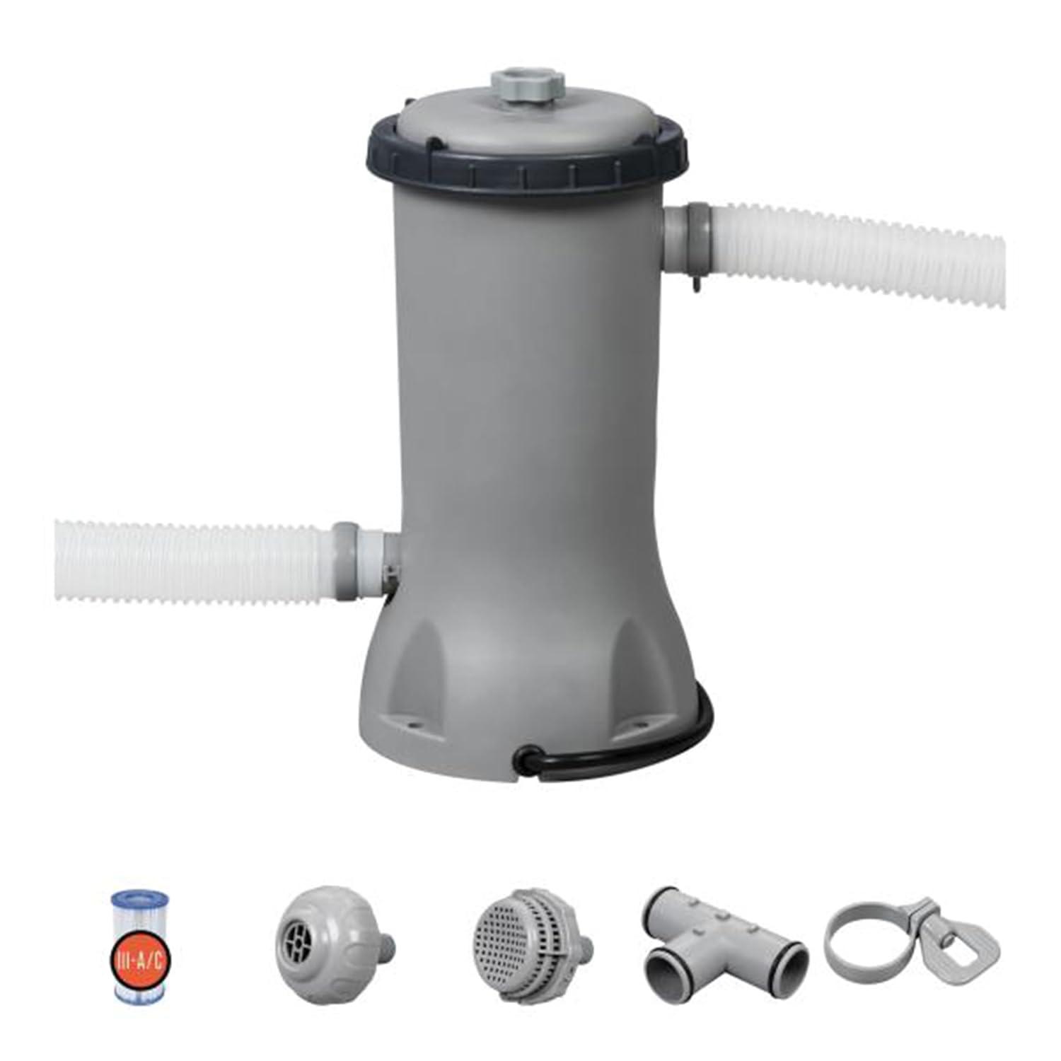 Bestway Bestway Flowclear 530 Gallons per Hour Above Ground Swimming Pool Filter Pump