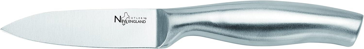 New England Cutlery New England Cutlery 7 Piece Stainless Steel Knife Block Set