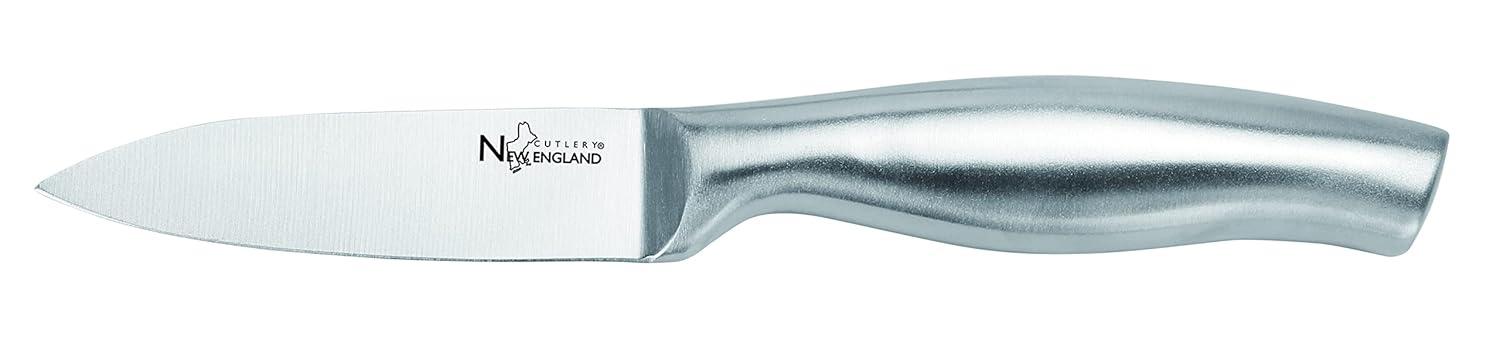 New England Cutlery New England Cutlery 7 Piece Stainless Steel Knife Block Set