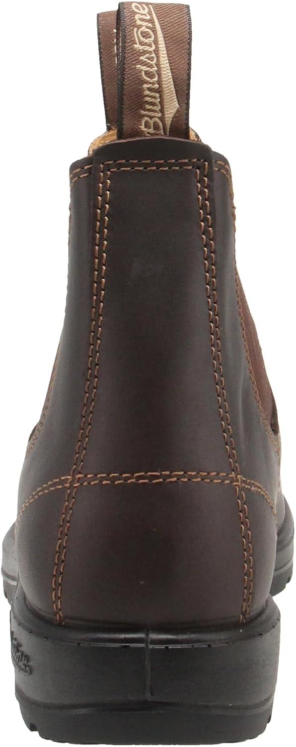 Blundstone 550 Unisex Chelsea Boots, Premium Water Resistant Leather with a Cushioned Midsole and Elastic Side For Men and Women, Walnut Brown 10 AU