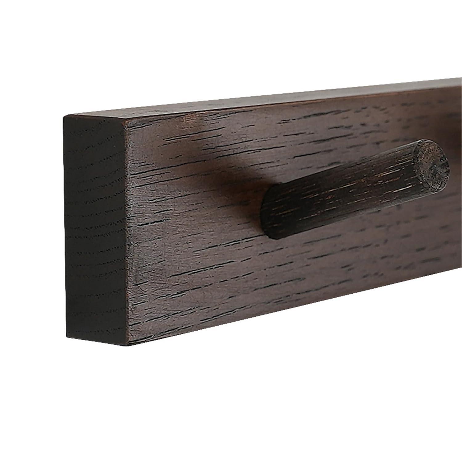 CONSDAN Solid Wood Wall Wall Mounted Coat Rack