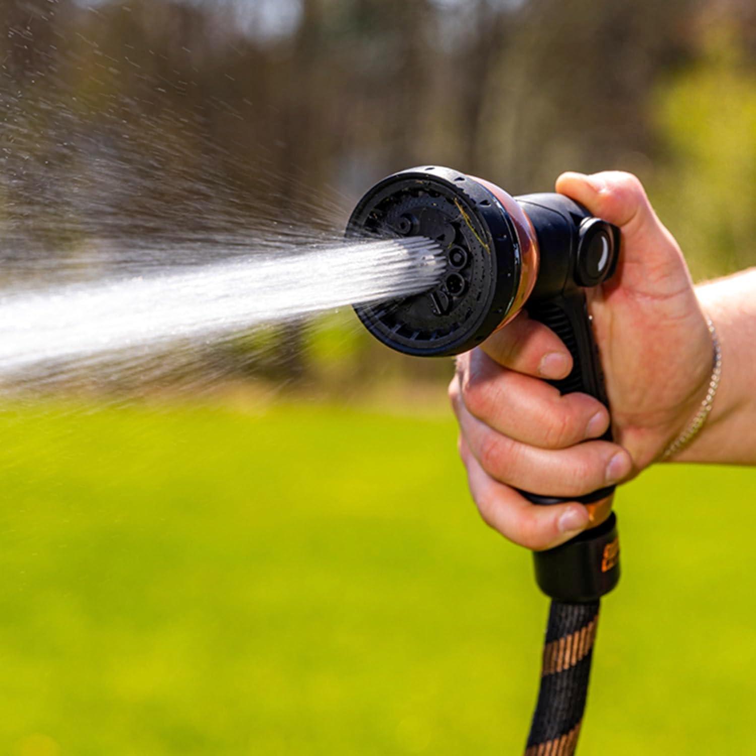 Pocket Hose Copper Bullet Spray Nozzle Infused with Copper, AS-SEEN-ON-TV, 10 Spray Patterns