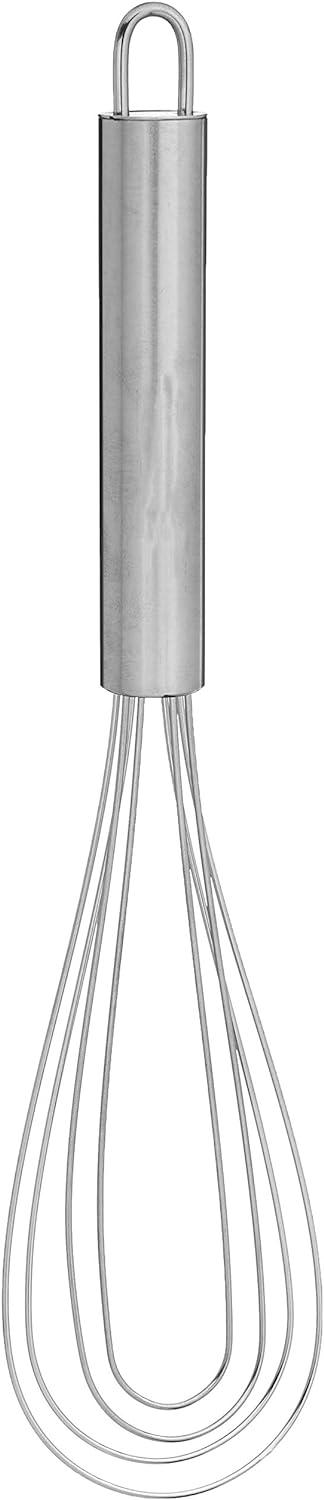 Stainless Steel 10-Inch Flat Roux Whisk