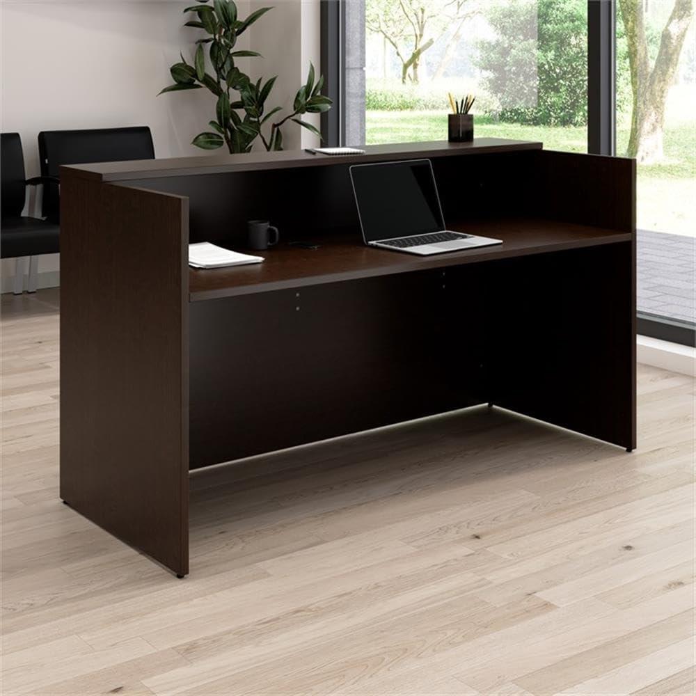 Bush Business Furniture Bush Business Furniture Arrive 72W x 30D Reception Desk with Shelf