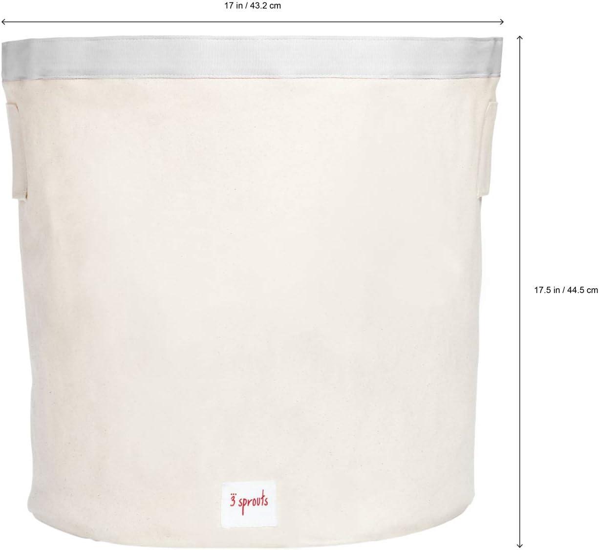 3 Sprouts 3 Sprouts - Canvas Storage Bin - Laundry and Toy Basket for Baby and Kids - Sloth