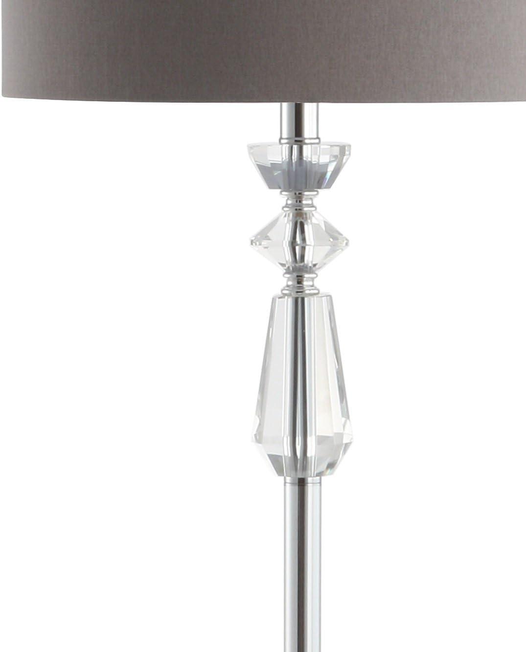 JONATHAN Y Layla Crystal/Metal LED Floor Lamp