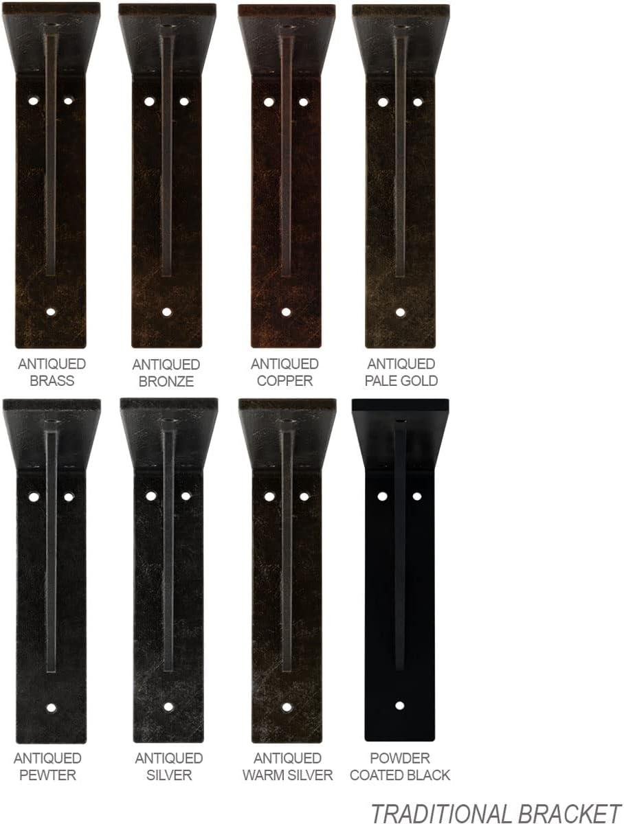Ekena Millwork Traditional H 2'' W D Metal Bracket / Corbel
