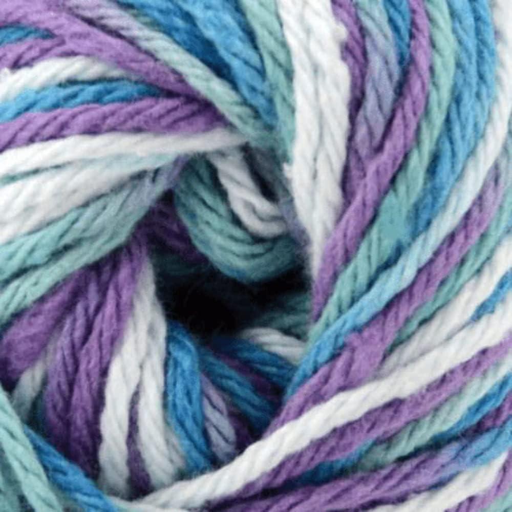Premier Yarns Home Cotton Cone Yarn, Ideal Knitting and Crochet Supplies, Cotton-Polyester Blend, Multi, Water Lilies