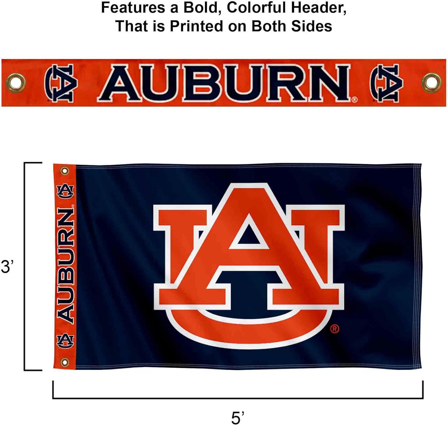 Auburn AU Univ.  Indoor / Outdoor 3x5 Banner Flag