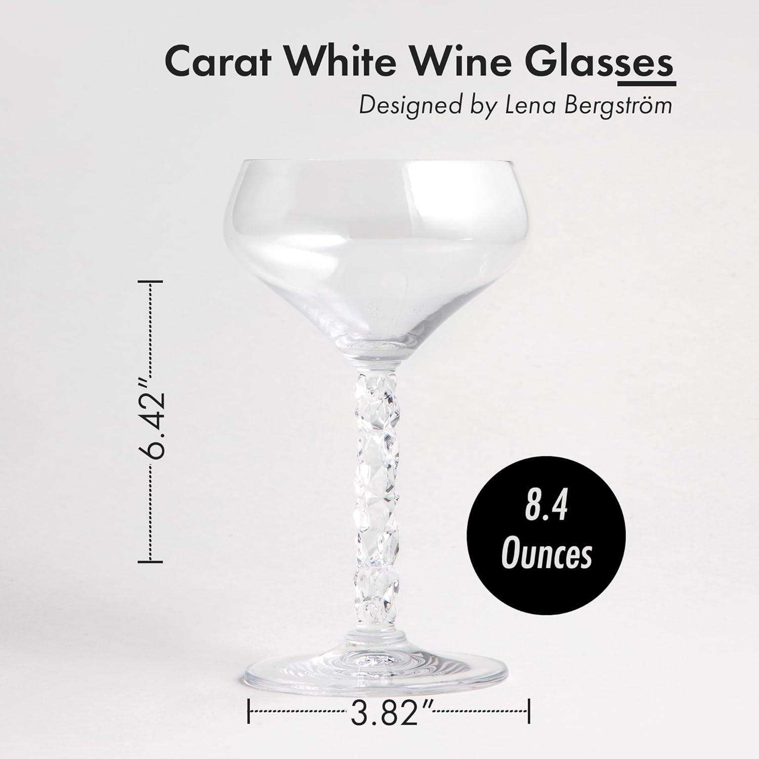 Carat 8.4oz. Crystal Coupe Set