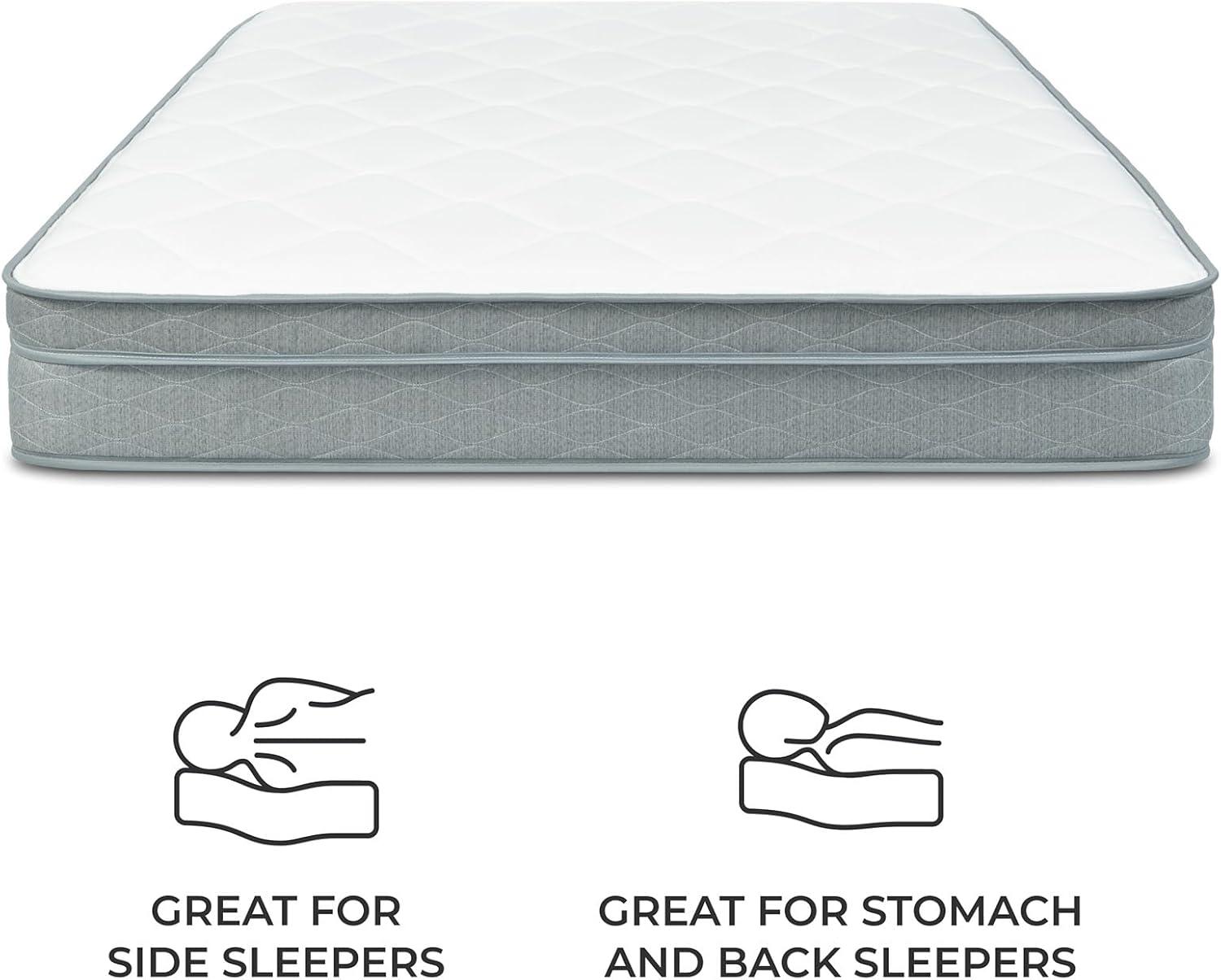 Dreamfoam Bedding Doze 9" Eurotop Memory Foam Medium Comfort Mattress, Twin