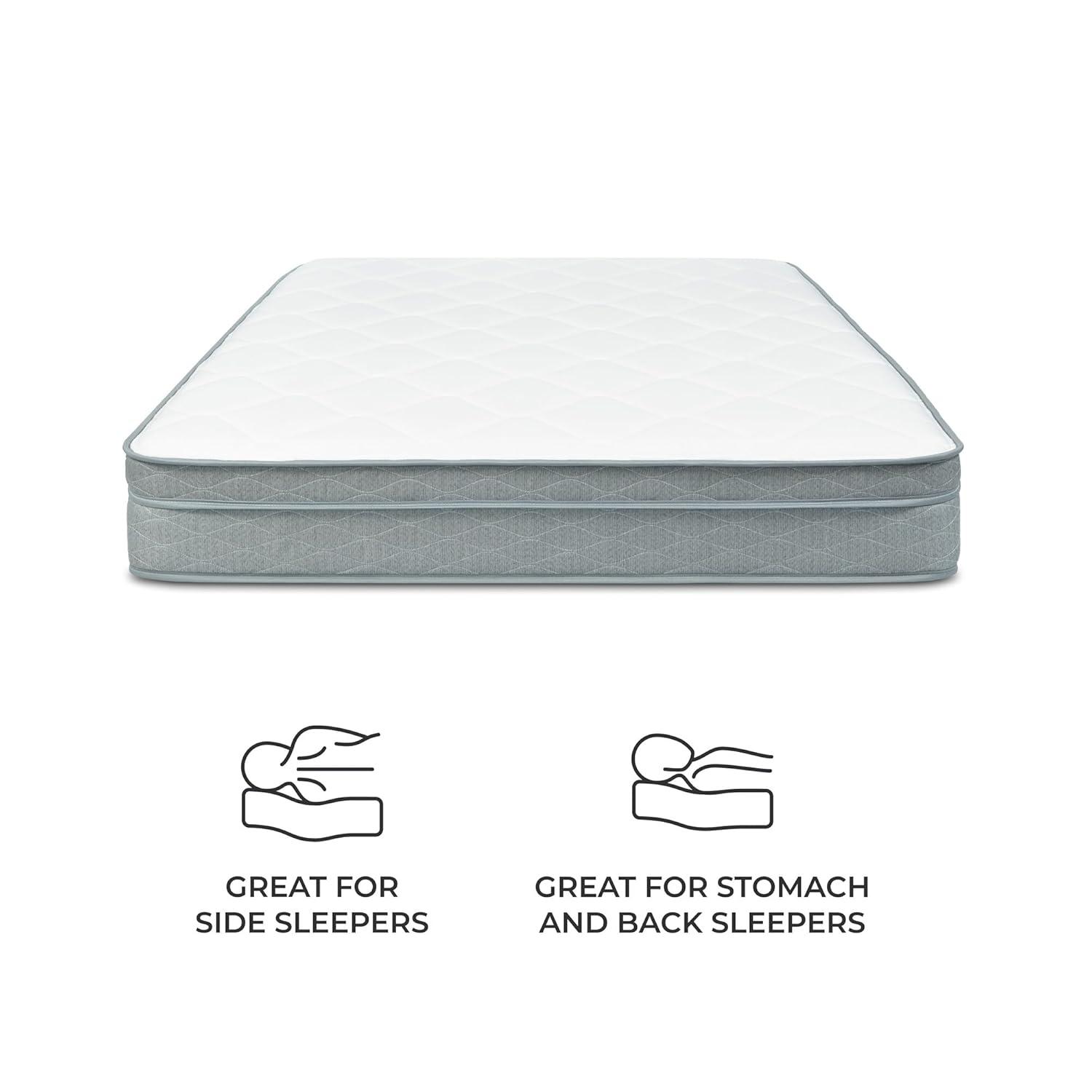 Dreamfoam Bedding Doze 9" Eurotop Memory Foam Medium Comfort Mattress, Twin