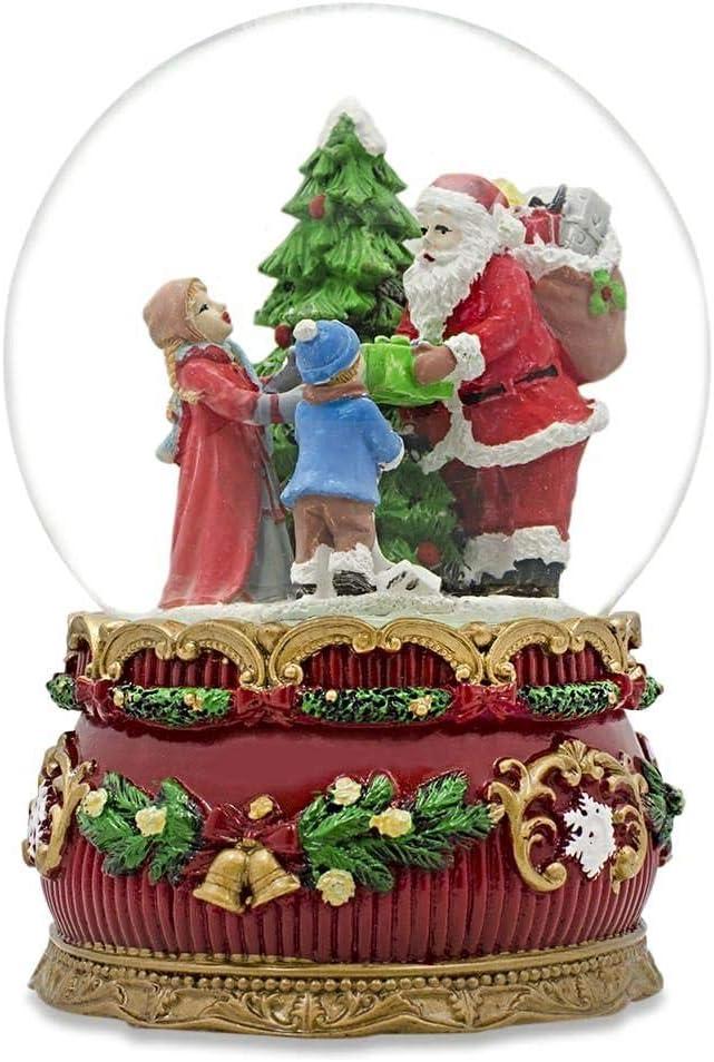 Santa's Gift Giver Musical Snow Water Globe